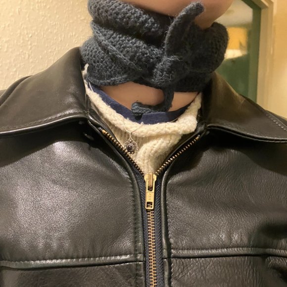 Dimitri Couture Vintage Montreal made Leather Jacket - Picture 3 of 7